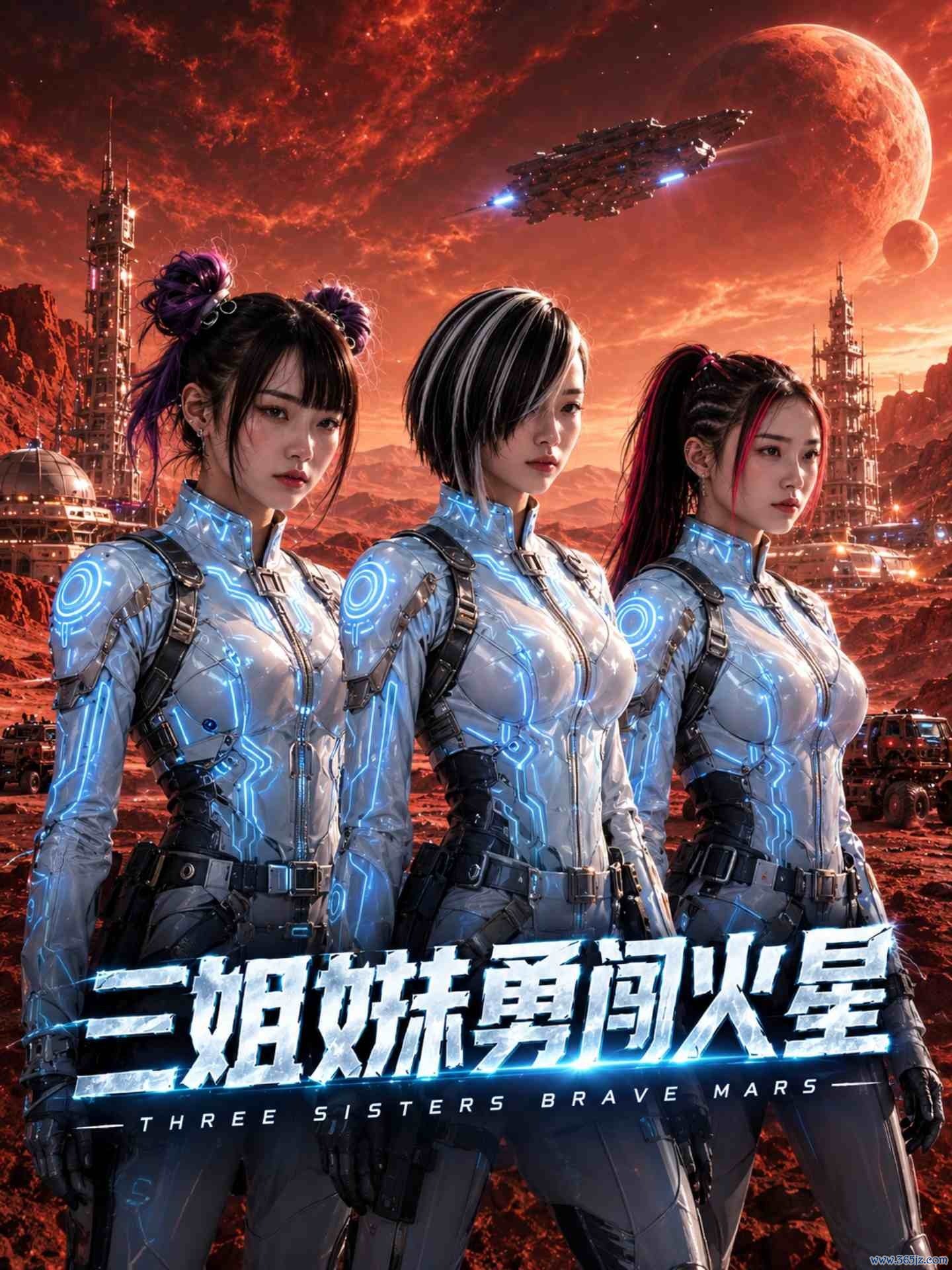 三姐妹勇闯火星封面