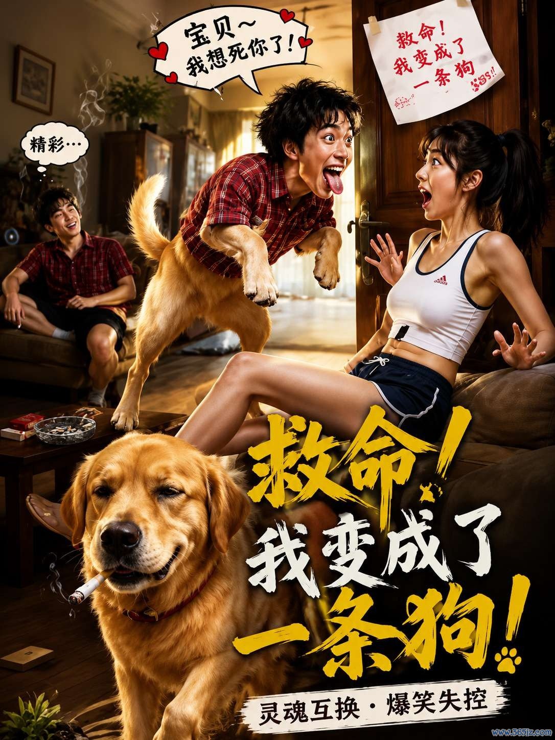 救命我变成了一条狗封面