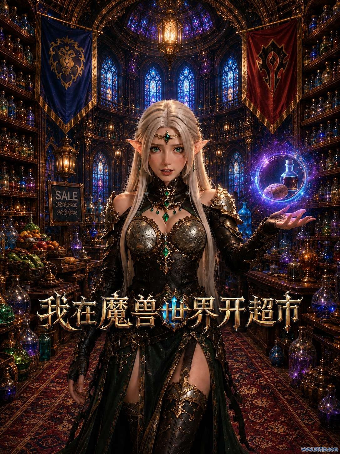 我在魔兽世界开超市封面